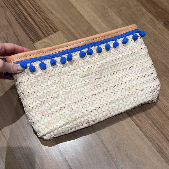 Brand new rattan evil eye clutch from bits and pieces to go - Picture 2 of 6